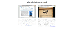 Desktop Screenshot of jehovahsjudgment.co.uk